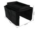 Organizator cotieră canapea Mobhaus Ipres (Black)