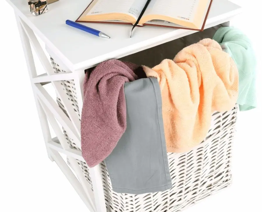 Табурет-корзина для белья Mobhaus Rafaello (White)