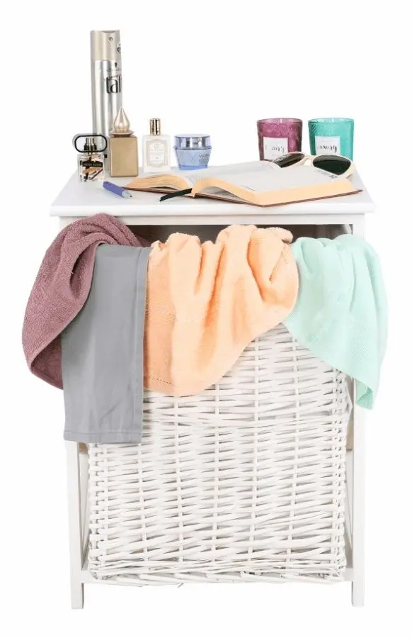 Табурет-корзина для белья Mobhaus Rafaello (White)