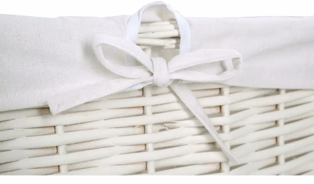 Табурет-корзина для белья Mobhaus Rafaello (White)