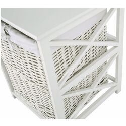 Табурет-корзина для белья Mobhaus Rafaello (White) Thumb