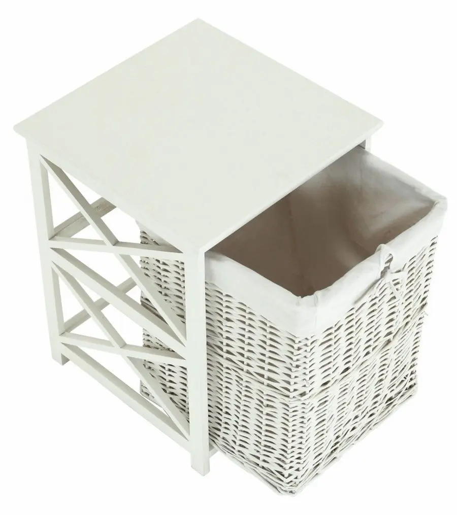 Табурет-корзина для белья Mobhaus Rafaello (White)