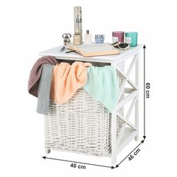 Табурет-корзина для белья Mobhaus Rafaello (White) Thumb