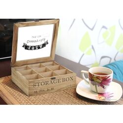 Organizator pentru ceai Excellent Houseware 47755 (Natural) Thumb