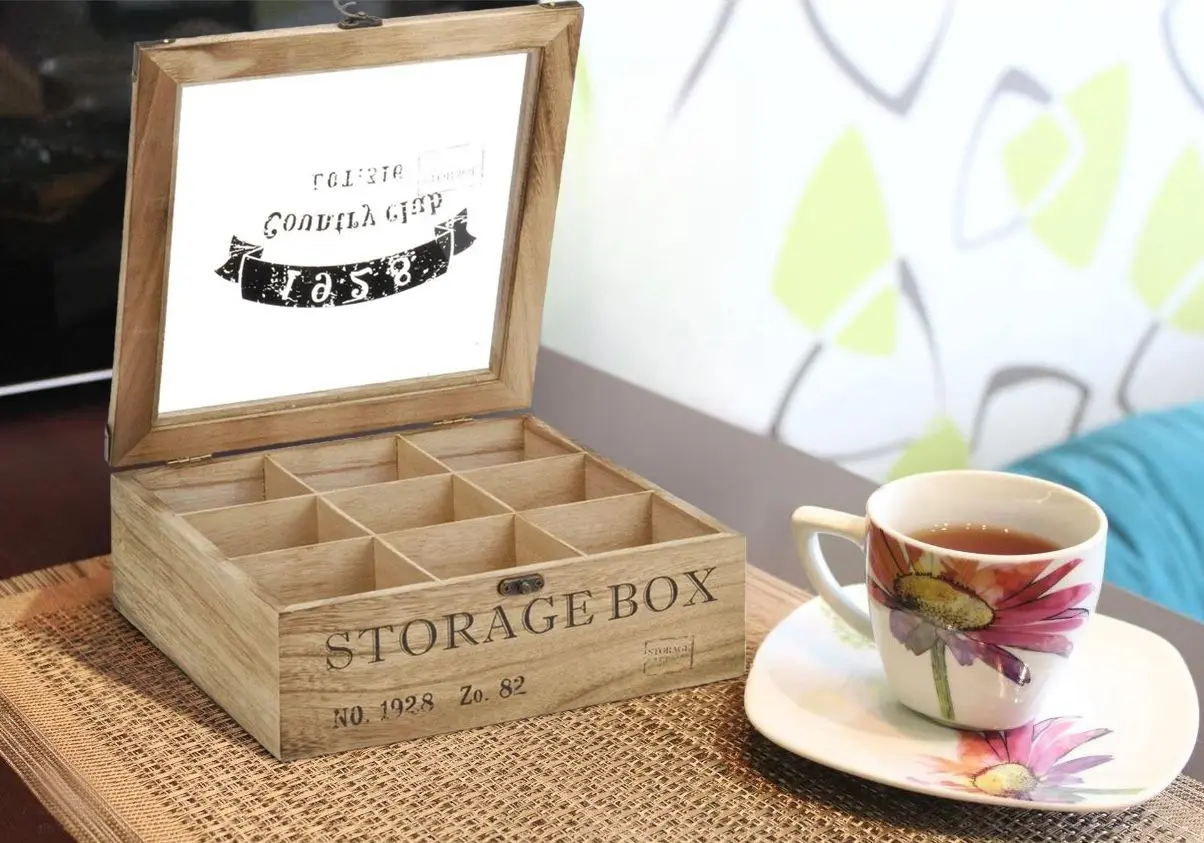 Organizator pentru ceai Excellent Houseware 47755 (Natural)