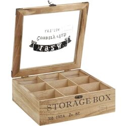 Organizator pentru ceai Excellent Houseware 47755 (Natural)