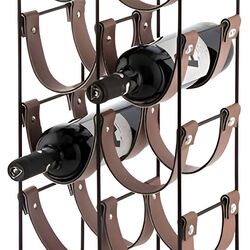 Подставка для бутылок H&S 50595 (Brown/Black) Thumb