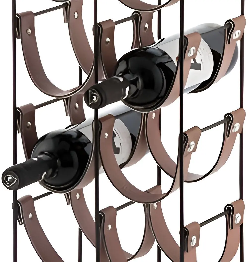 Подставка для бутылок H&S 50595 (Brown/Black)