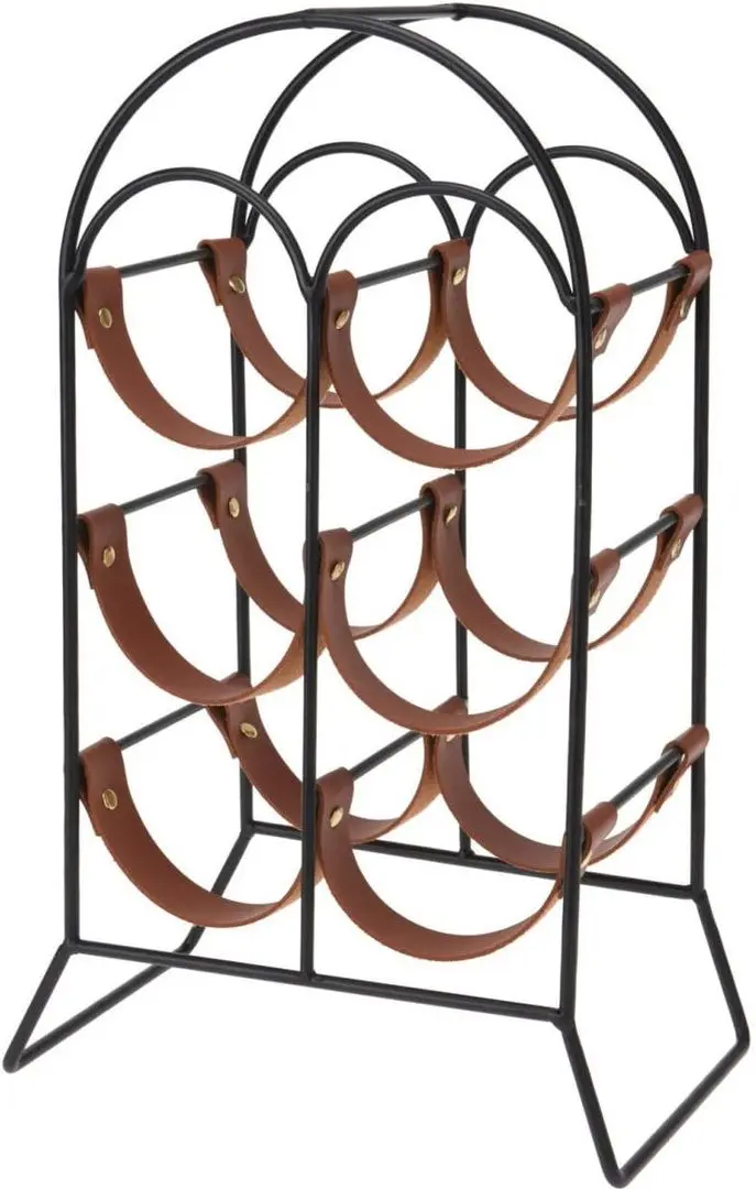 Подставка для бутылок H&S 50595 (Brown/Black)