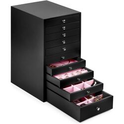 Comoda pentru bijuterii OneConcept Pompadour (Black) Thumb