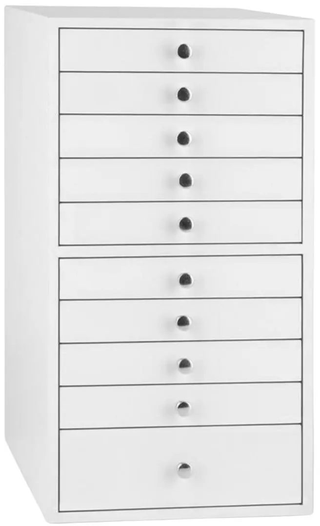 Comoda pentru bijuterii OneConcept Pompadour (White)