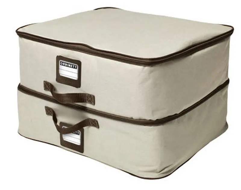 Geanta de depozitare dubla Ordinett Ego 50х40х30cm (Beige)