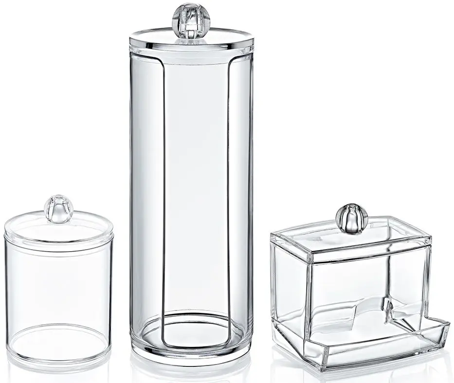 Набор органайзеров для ватных палочек и дисков + Контейнер-органайзер Polite FT011/0722 - 6