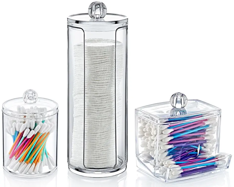 Набор органайзеров для ватных палочек и дисков + Контейнер-органайзер Polite FT011/0722 - 5