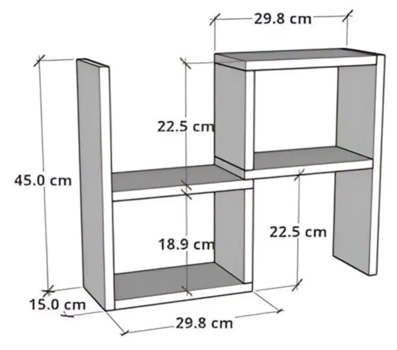 Suport Prestige Puzzle 58x45x15 (Pine) - 4