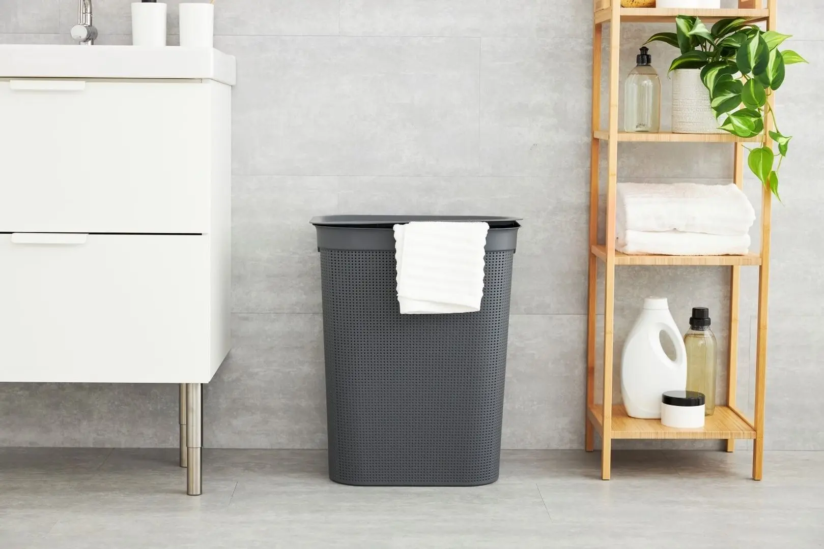 Cos pentru rufe Rotho Brisen 50L (Anthracite) - 2