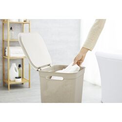 Корзина для белья Rotho Brisen 50L (Cappuccino) Thumb