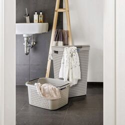 Cos pentru rufe Rotho Country 55L (Cappuccino) Thumb