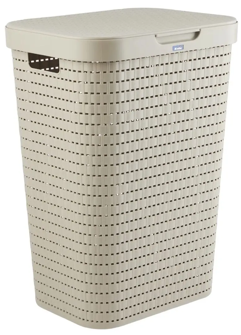 Cos pentru rufe Rotho Country 55L (Cappuccino)
