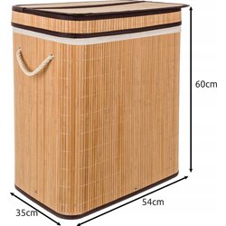 Cos pentru rufe Ruhhy 24269 (Natural) Thumb