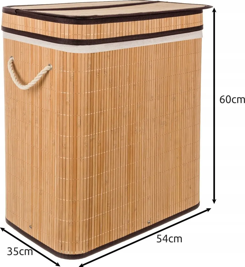 Cos pentru rufe Ruhhy 24269 (Natural) - 4