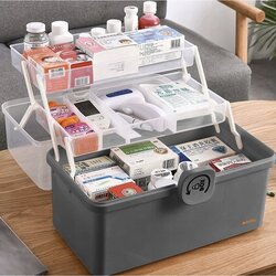 Organizator de medicamente Ruhhy 24499 (Grey) Thumb
