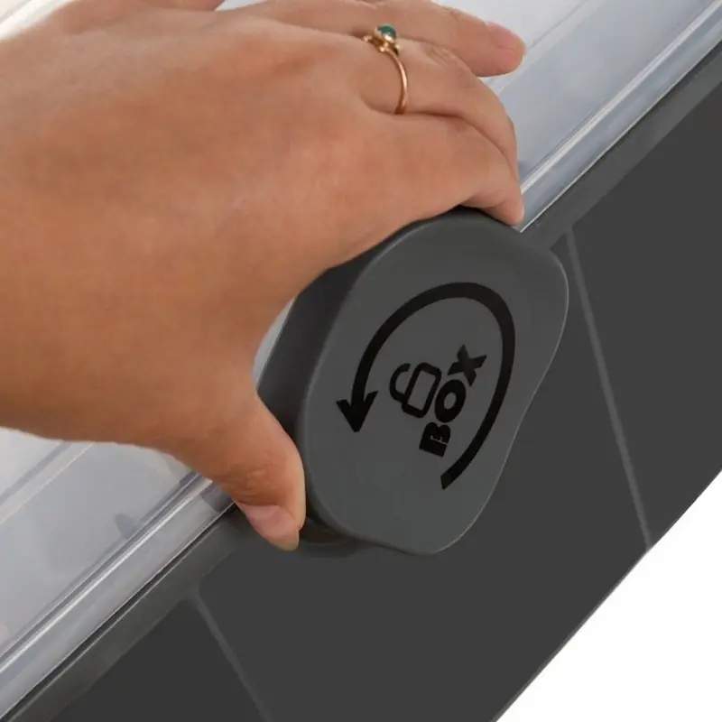 Organizator de medicamente Ruhhy 24499 (Grey)