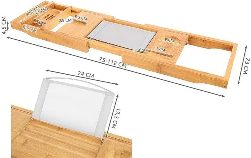 Raft pentru baie Ruhhy Eco 9710 (Bamboo)