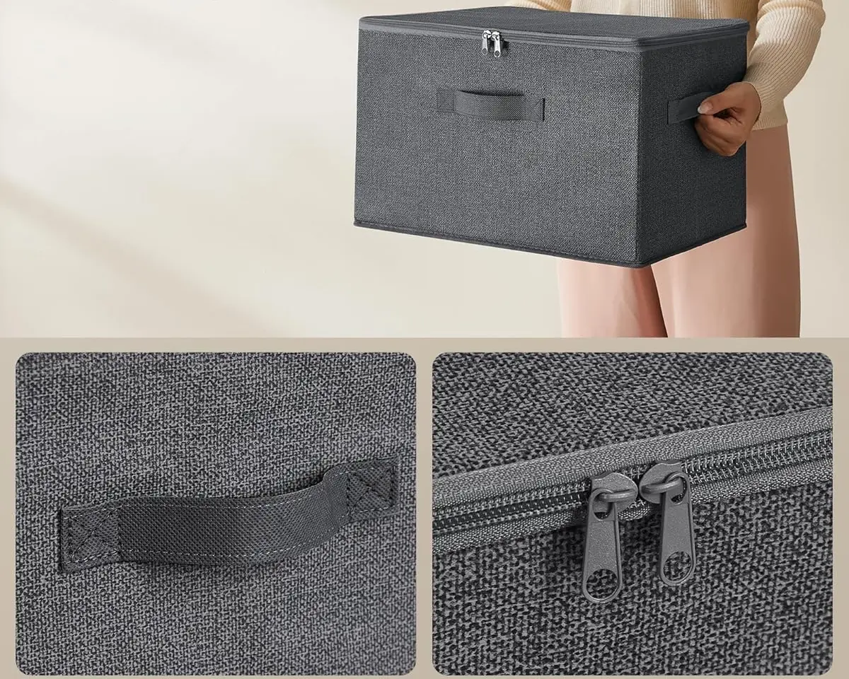 Set cutii depozitare Songmics RYZB03G (Slate Grey)