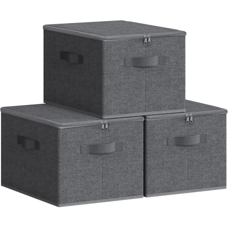 Set cutii depozitare Songmics RYZB03G (Slate Grey)