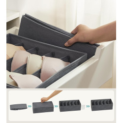 Set organizatoare Songmics RUS08GY (Slate Grey) Thumb