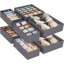 Set organizatoare Songmics RUS08GY (Slate Grey)