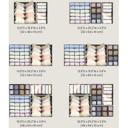 Set organizatoare Songmics RUS08GY (Slate Grey) Thumb