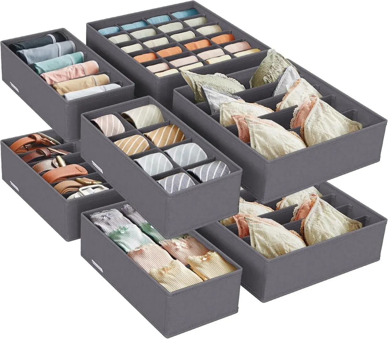 Set organizatoare Songmics RUS08GY (Slate Grey)