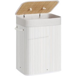 Coș de rufe Songmics LCB010W01 (White)