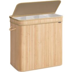 Корзина для белья Songmics LCB062N01 (Natural Beige)