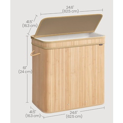 Корзина для белья Songmics LCB062N01 (Natural Beige) Thumb