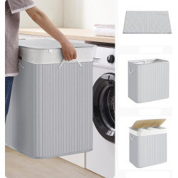 Cos pentru rufe Songmics LCB091G01 (Grey) Thumb