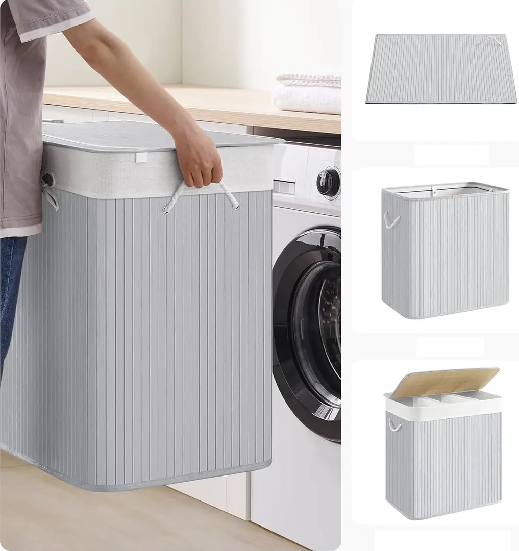 Cos pentru rufe Songmics LCB091G01 (Grey)