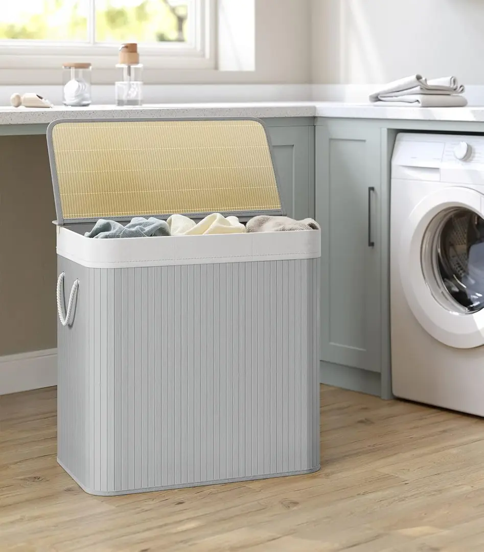 Cos pentru rufe Songmics LCB091G01 (Grey)