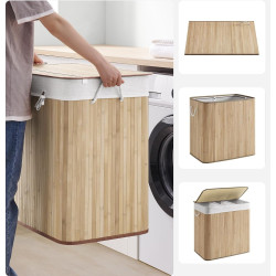 Cos pentru rufe Songmics LCB091N01 (Natural) Thumb