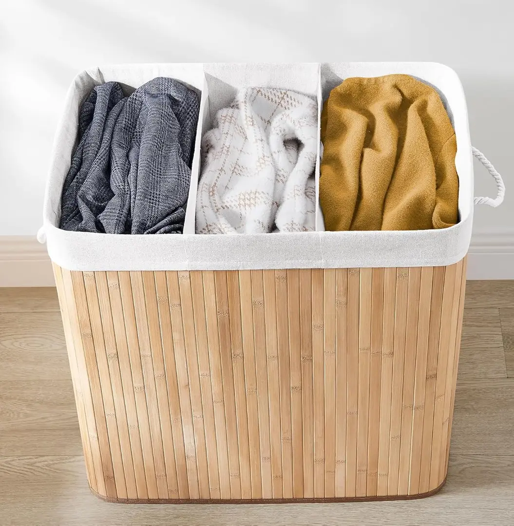 Cos pentru rufe Songmics LCB091N01 (Natural)