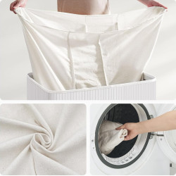 Cos pentru rufe Songmics LCB091W01 (White) Thumb