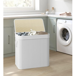 Cos pentru rufe Songmics LCB091W01 (White) Thumb