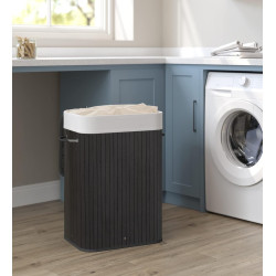 Coș de rufe Songmics LCB10B (Black) Thumb