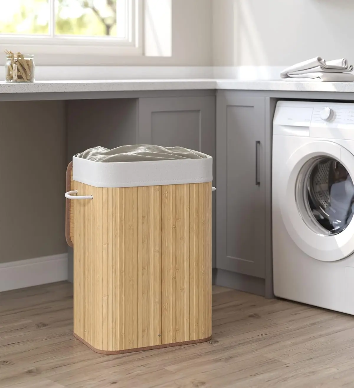 Корзина для белья Songmics LCB10Y (Natural)