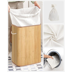 Корзина для белья Songmics LCB10Y (Natural) Thumb