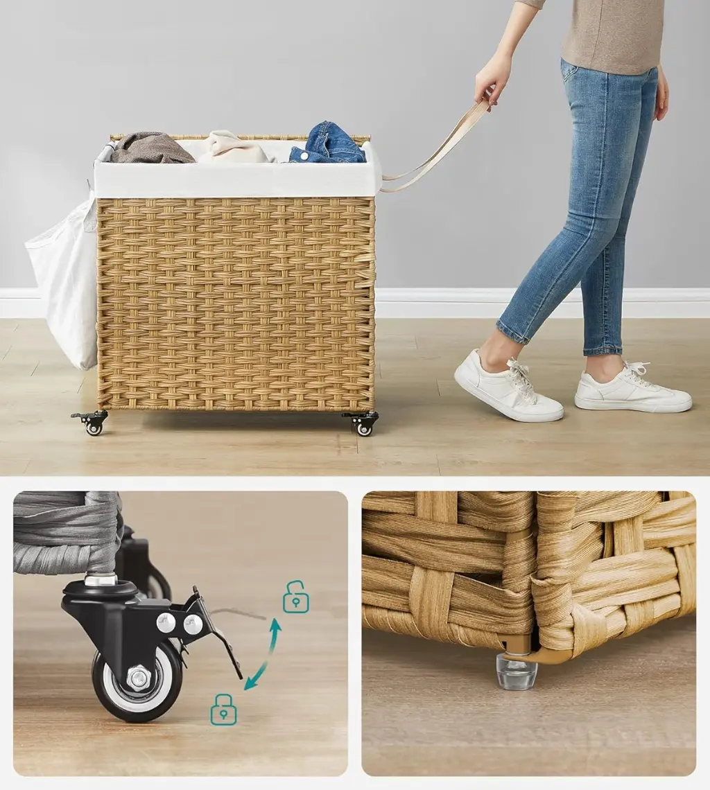 Корзина для белья Songmics LCB363N01 (Natural)