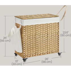 Корзина для белья Songmics LCB363N01 (Natural) Thumb