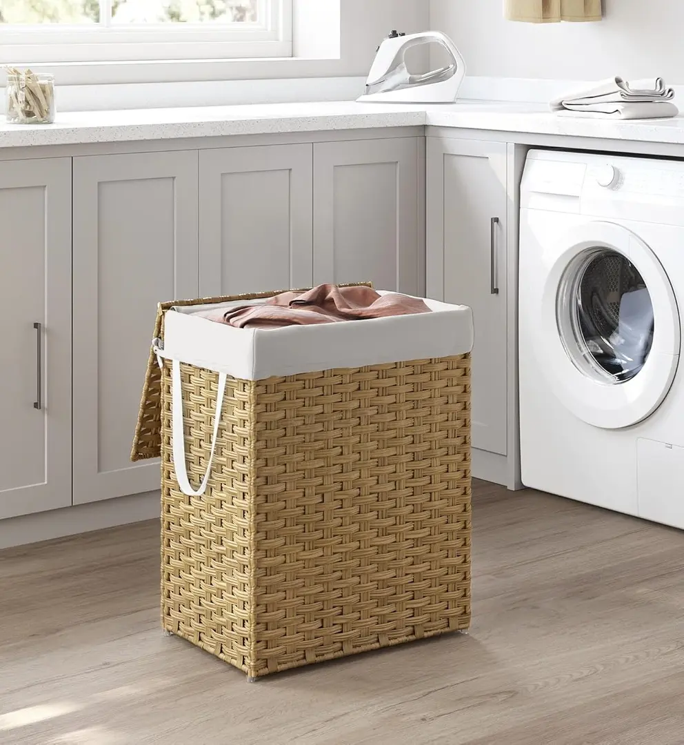 Cos pentru rufe Songmics LCB51NL (Natural)